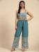 Picture of Fascinating Georgette Cadet Blue Readymade Salwar Kameez