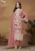 Picture of Organza Indian Red Straight Cut Salwar Kameez