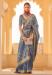 Picture of Comely Silk Steel Blue Saree