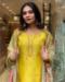 Picture of Delightful Chiffon Golden Rod Readymade Salwar Kameez