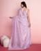 Picture of Exquisite Net Plum Saree