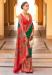 Picture of Comely Silk Dark Green Saree