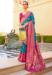 Picture of Resplendent Silk Teal Saree