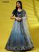 Picture of Taking Net Light Slate Grey Lehenga Choli