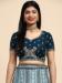 Picture of Grand Net Light Steel Blue Lehenga Choli