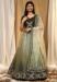 Picture of Nice Net Dark Sea Green Lehenga Choli