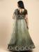 Picture of Nice Net Dark Sea Green Lehenga Choli