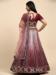 Picture of Pretty Net Maroon Lehenga Choli