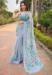 Picture of Gorgeous Chiffon Light Slate Grey Saree