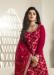 Picture of Charming Chiffon Dark Red Straight Cut Salwar Kameez