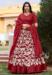 Picture of Beautiful Silk Fire Brick Lehenga Choli