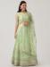 Picture of Pleasing Net Dark Sea Green Lehenga Choli