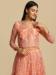 Picture of Ideal Net Light Coral Lehenga Choli