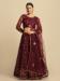 Picture of Delightful Net & Silk Purple Lehenga Cholis