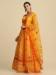 Picture of Statuesque Net & Silk Sandy Brown Lehenga Cholis