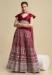 Picture of Resplendent Net & Silk Purple Lehenga Cholis