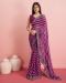 Picture of Classy Georgette Purple Saree