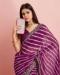 Picture of Classy Georgette Purple Saree