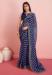 Picture of Sublime Georgette Midnight Blue Saree