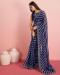 Picture of Sublime Georgette Midnight Blue Saree