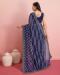 Picture of Sublime Georgette Midnight Blue Saree