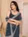 Picture of Graceful Chiffon Dark Slate Grey Saree