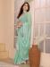 Picture of Comely Chiffon Dark Sea Green Saree