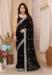 Picture of Beauteous Chiffon Black Saree