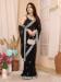 Picture of Beauteous Chiffon Black Saree