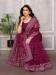 Picture of Ravishing Net Maroon Saree