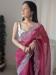 Picture of Pleasing Organza Brown Saree