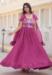 Picture of Admirable Chiffon Pale Violet Red Readymade Gown