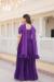 Picture of Magnificent Chiffon Purple Readymade Gown