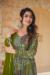 Picture of Splendid Rayon Sea Green Readymade Gown