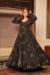 Picture of Lovely Rayon Black Readymade Gown