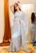 Picture of Stunning Georgette Light Steel Blue Saree