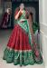 Picture of Beautiful Silk Indian Red Lehenga Choli