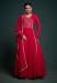 Picture of Georgette & Organza Dark Red Readymade Salwar Kameez