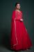 Picture of Georgette & Organza Dark Red Readymade Salwar Kameez