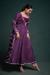 Picture of Georgette & Organza Brown Readymade Salwar Kameez