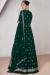 Picture of Georgette Dark Green Straight Cut Salwar Kameez