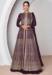 Picture of Delightful Georgette Purple Straight Cut Salwar Kameez