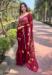 Picture of Fine Chiffon Maroon Saree