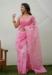 Picture of Bewitching Organza Pale Violet Red Saree