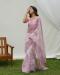 Picture of Pretty Organza Thistle Saree