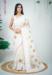 Picture of Statuesque Organza White Smoke Saree