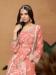 Picture of Organza Burly Wood Straight Cut Salwar Kameez