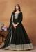 Picture of Gorgeous Silk Black & Black Anarkali Salwar Kameez