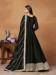 Picture of Gorgeous Silk Black & Black Anarkali Salwar Kameez