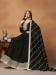 Picture of Gorgeous Silk Black & Black Anarkali Salwar Kameez